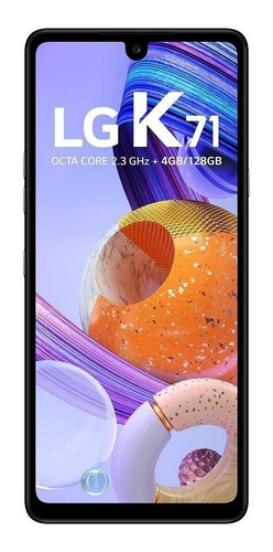 Imagem 1 de 9 de LG K71 Dual SIM 128 GB white 4 GB RAM