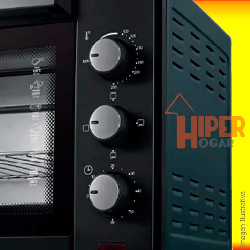 Imagen 2 de 3 de Horno Eléctrico Yelmo Yl55n 55 Litros Turbo Convección