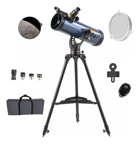 Telescopio Reflector Astronomico Profesional 114/1000 Inox