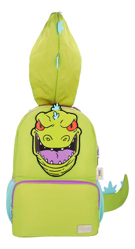 Mochila Rugrats Reptar Con Gorrito Y Cola Yadatex 
