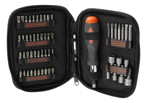 Set Atornillar 56 Piezas Black+decker A7104-xj