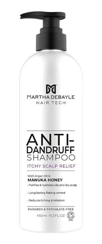 Anticaspa Shampoo,martha Debayle,argán,miel De Manuka,450ml