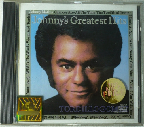 Cd Johnny Mathis - Johnny's Greatest Hits 1977 