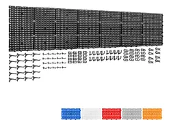 Comprar Painel De Ferramentas Organizador Plastico Ajustável 207x52 no Mercado Livre