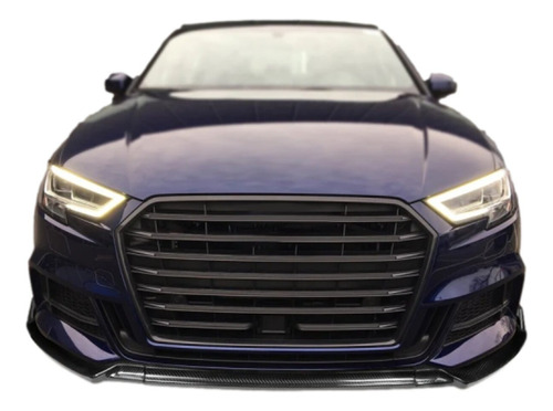 Lip Frontal Audi A3 S3 2017 2018 2019 2020fibra Carbono Real