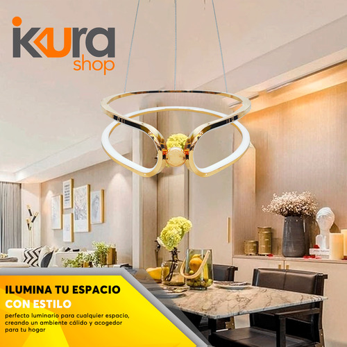 Lampara Colgante Moderna Adir 10036 Luz Neutra Blanco