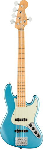 Baixo elétrico de 5 cordas Fender Player Plus Jazz Bass Ospk Body Finish, poliéster brilhante, cor Opal Spark, orientação à mão direita