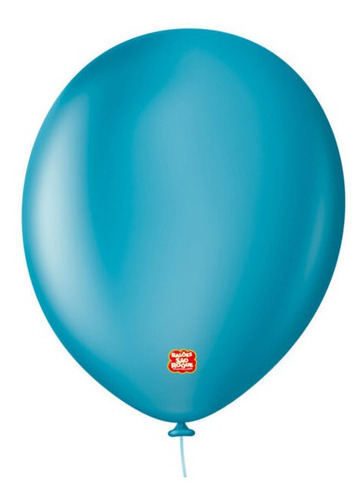 Balão Profissional Premium - Azul Ciano 16 40cm - 10 Un