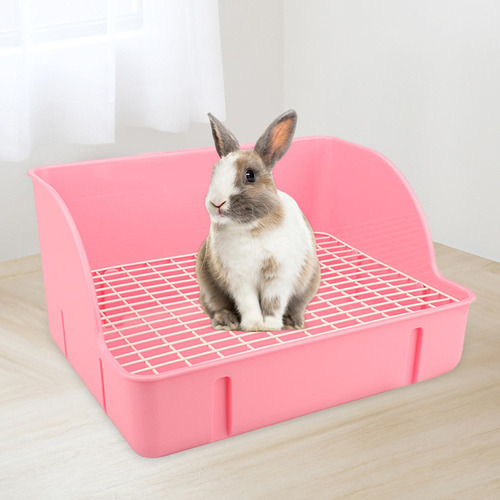 Caja De Arena Para Conejos, Inodoro, Orinal, Lecho Esquinero