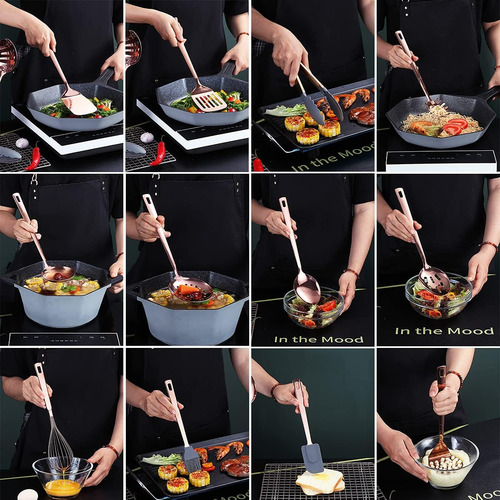 Conjunto De Utensilios De Cocina De Cobre, 13 Piezas Utensil