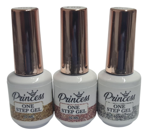 Gel Semipermante Metalico Princess 3 Pcs