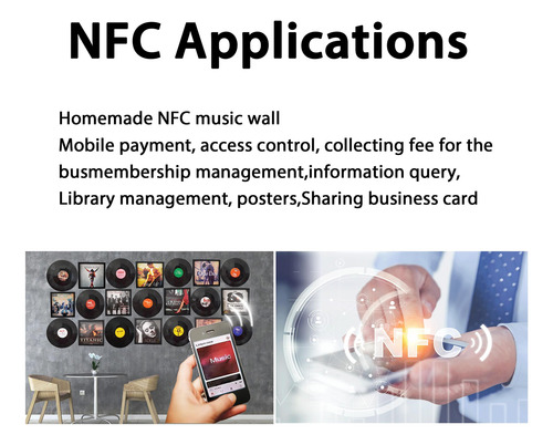 Etiquetas Nfc Tag Adhesivo 25mm Ntag215 Con Caja (x50u)