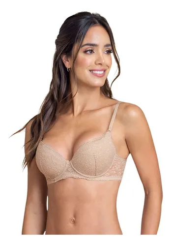 Leonisa Brasier De Realce Suave En Encaje Con Cargaderas Mul