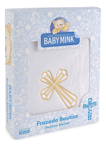 Edredon Bebe Ligero Para Bautizo Baby Mink Frazadabautizo