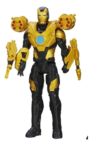 Iron Man Titan Hero Bunker Buster Avengers 30 Cms Marvel Leg (Usado)