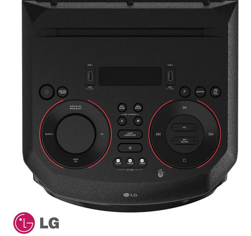 Parlante Torre LG Xboom Rn9 Bluetooth Usb Micrófono Dj