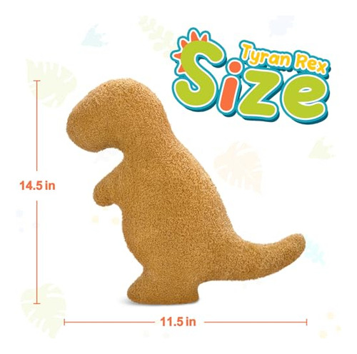 Almohada De Nuggets De Dinosaurio Para Regalos De Cumpleaños