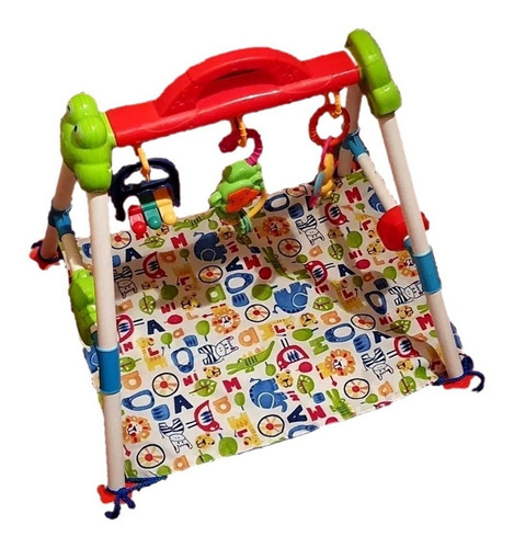 Gimnasio Con Sonajeros Y Albombra Gym Para Bebes Color Antex