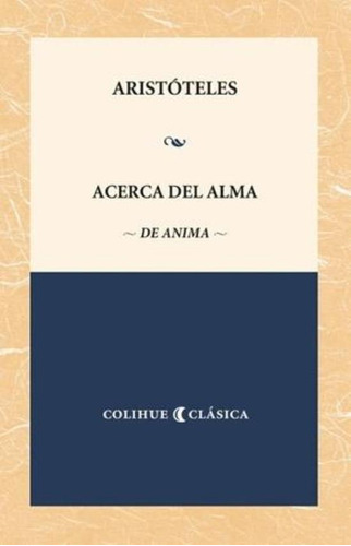 Acerca Del Alma   De Anima