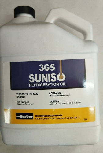 Aceite De Galón Para Refrigeración Suniso 3gs
