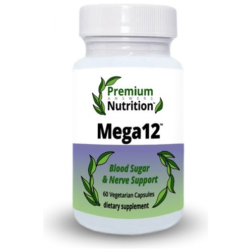 Premium Nutrition | Mega 12 B12 + Chromium | 60 Veg Capsules