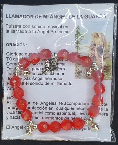 Pack 6 Pulsera Llamador Ángel De La Guarda Adulto