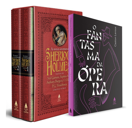 Kit Box Novas Aventuras De Sherlock + O Fantasma Da Ópera, De Otto Penzler. Editora Nova Fronteira Em Português