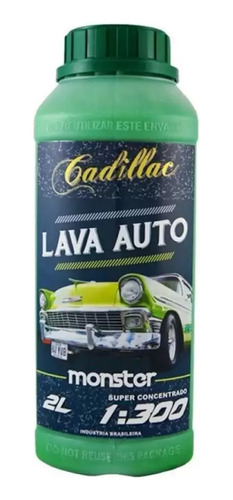 Shampoo Automotivo Concentrado Lava Auto Monster 2l Cadillac