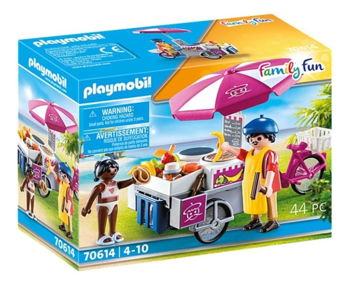 Playmobil Family Fun Carrinho De Crepe 44 Peças 70614 Sunny