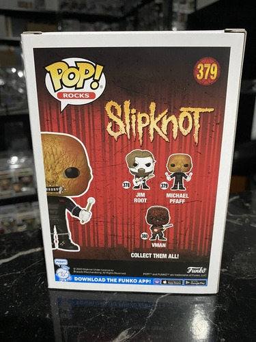 Funko Pop Rocks: Slipknot - Michael Pfaff 379 Nuevo Original