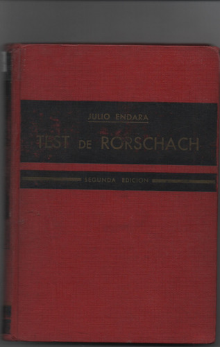 Test De Rorschach - Julio Endara   - Ñ700