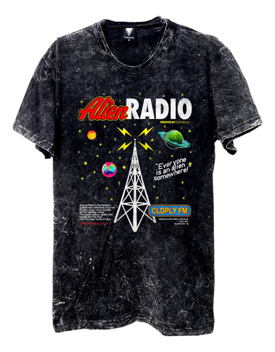 Remera Dtg Coldplay Alien Radio - Convoys Rock Style