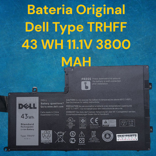 Bateria Para Notebook Dell Inspiron 15-5557 P39f Trhff 43 Wh