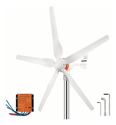 Vevor Generador Eólico Turbina Viento 12v 500w + Controlador