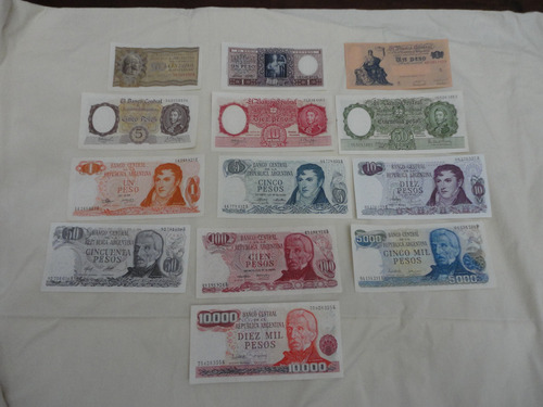 Billetes Argentinos 13 Sin Circular