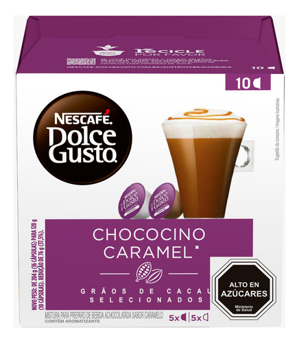 Café Nescafé Dolce Gusto® Chococino Caramel 10 Cápsulas