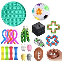 Comprar 24 Piezas Fidget Juguetes Anti Estrés Juego De Juguetes Sens Color Multicolor