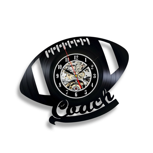 Reloj Corte Laser 3062 Futbol Americano Coach Balon