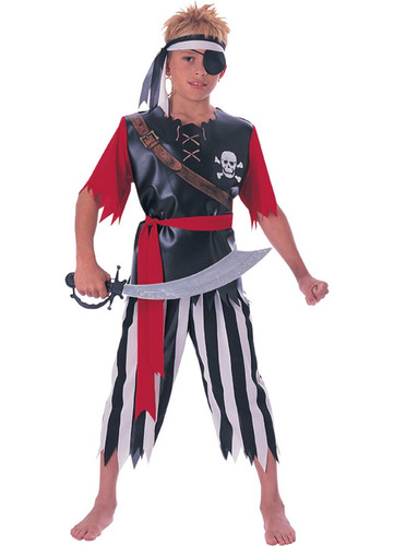 Disfraz Para Niño Rey Pirata Talla S Halloween