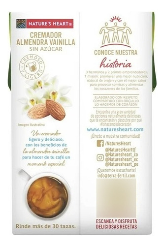 2 Pzs Cremador Nature's Heart Base De Almendra Sabor Vainill