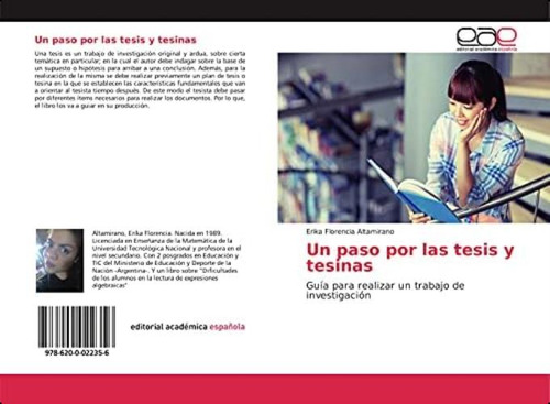 Libro: Un Paso Por Las Tesis Y Tesinas: Guía Para Realizar