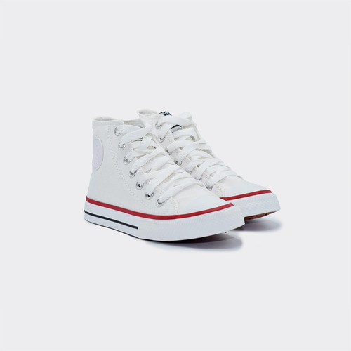 Zapatilla De Lona Blanca Baires Rave