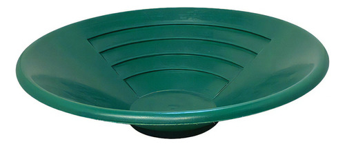 15 Pulgadas De Oro Panning Basin Nugget Sluging Pan Con Color Verde