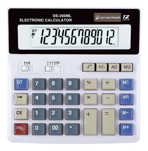 Calculadora De Escritorio Grande Con Pantalla Inclinable, Bo