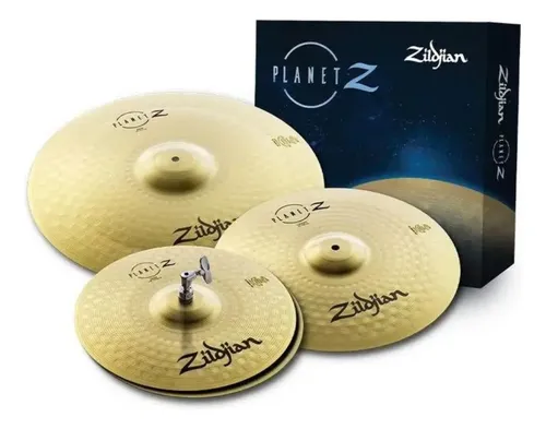 Kit De Pratos Zildjian Planet Z Complete 14 , 16 , 20 Zp4pk