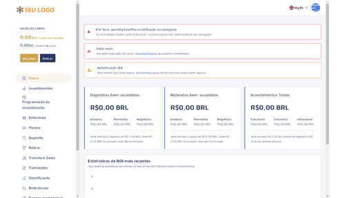 Sistema Completo Para Investimentos Php