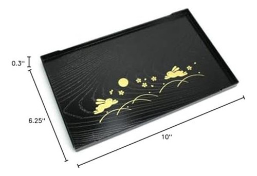 Japanbargain 2940, Conjunto De 2 Bandejas Para Servir De Té