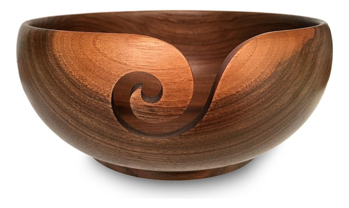 Yarn Bowl Nogal 7'x3 ' - Madera, Hecha A Mano De Madera De N