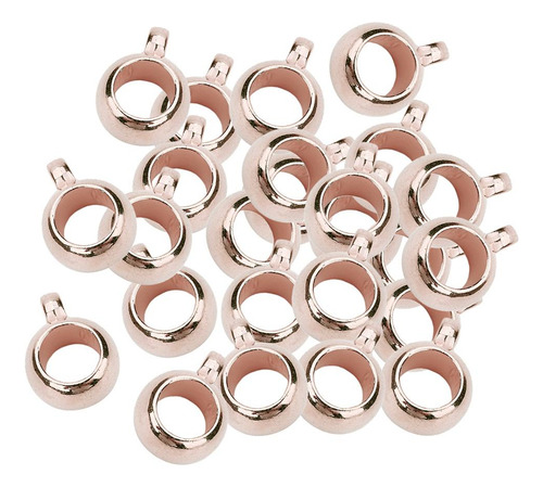 200pcs Agujero Grande Loop Beads Pulsera Collar Pendientes