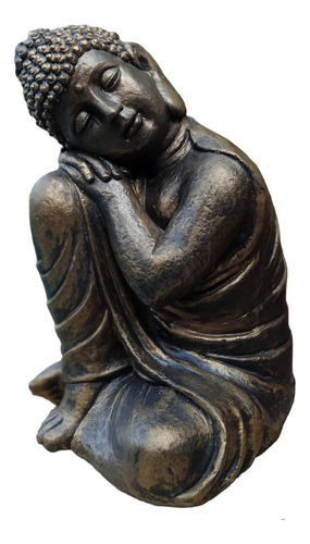 Figura Buda Durmiente Golden Line 50 Cm